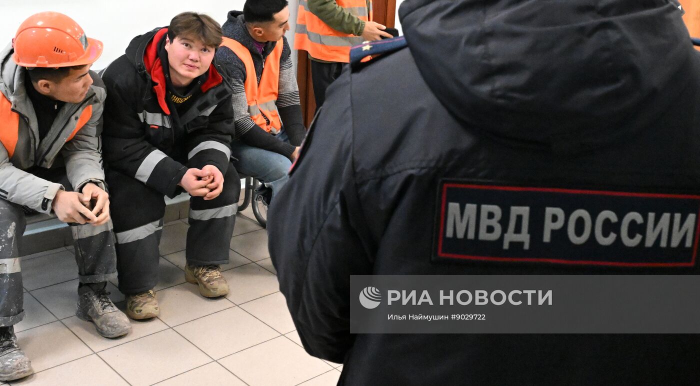 Рейд в Красноярске по выявлению незаконных мигрантов