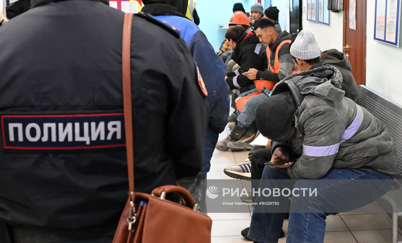 Рейд в Красноярске по выявлению незаконных мигрантов