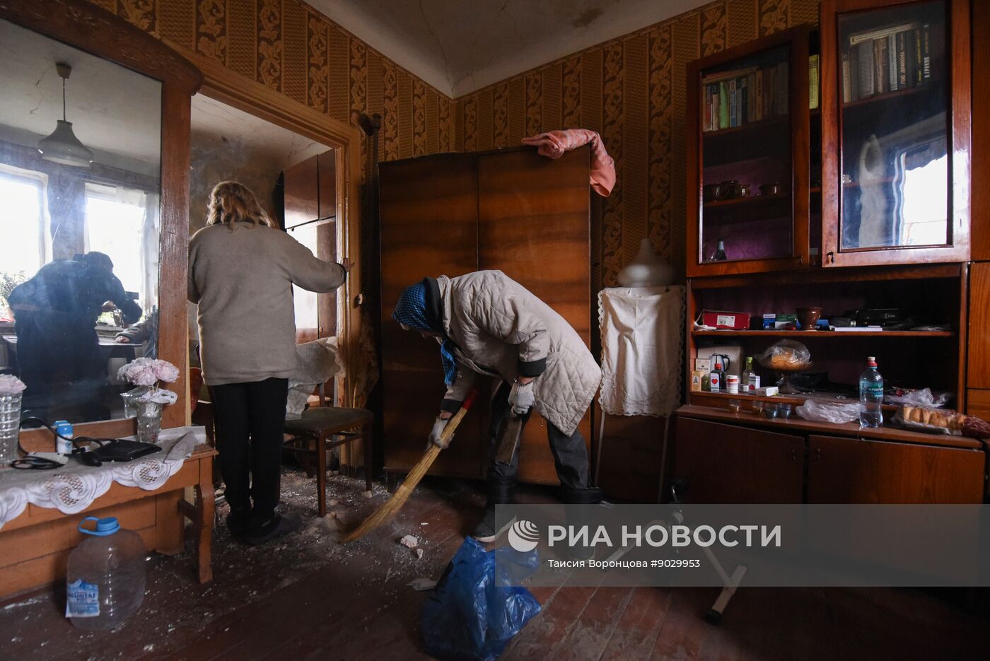 Последствия атаки БПЛА в Макеевке