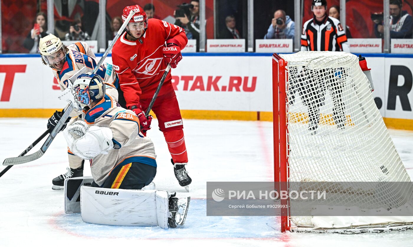 Хоккей. КХЛ. "Спартак" (Москва) - "Драконы" (Шанхай)