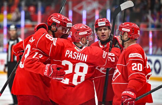 Хоккей. КХЛ. "Спартак" (Москва) - "Драконы" (Шанхай)