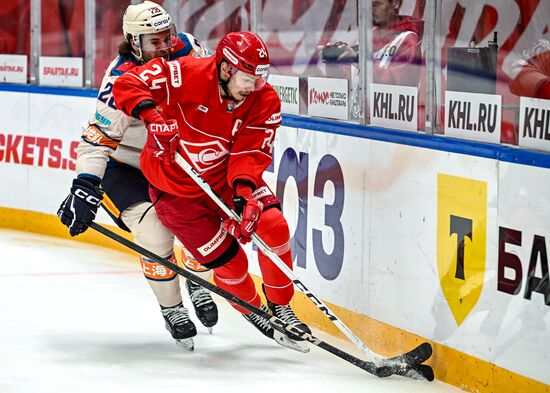 Хоккей. КХЛ. "Спартак" (Москва) - "Драконы" (Шанхай)