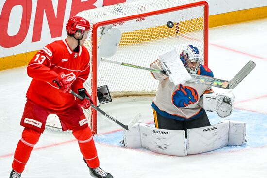 Хоккей. КХЛ. "Спартак" (Москва) - "Драконы" (Шанхай)