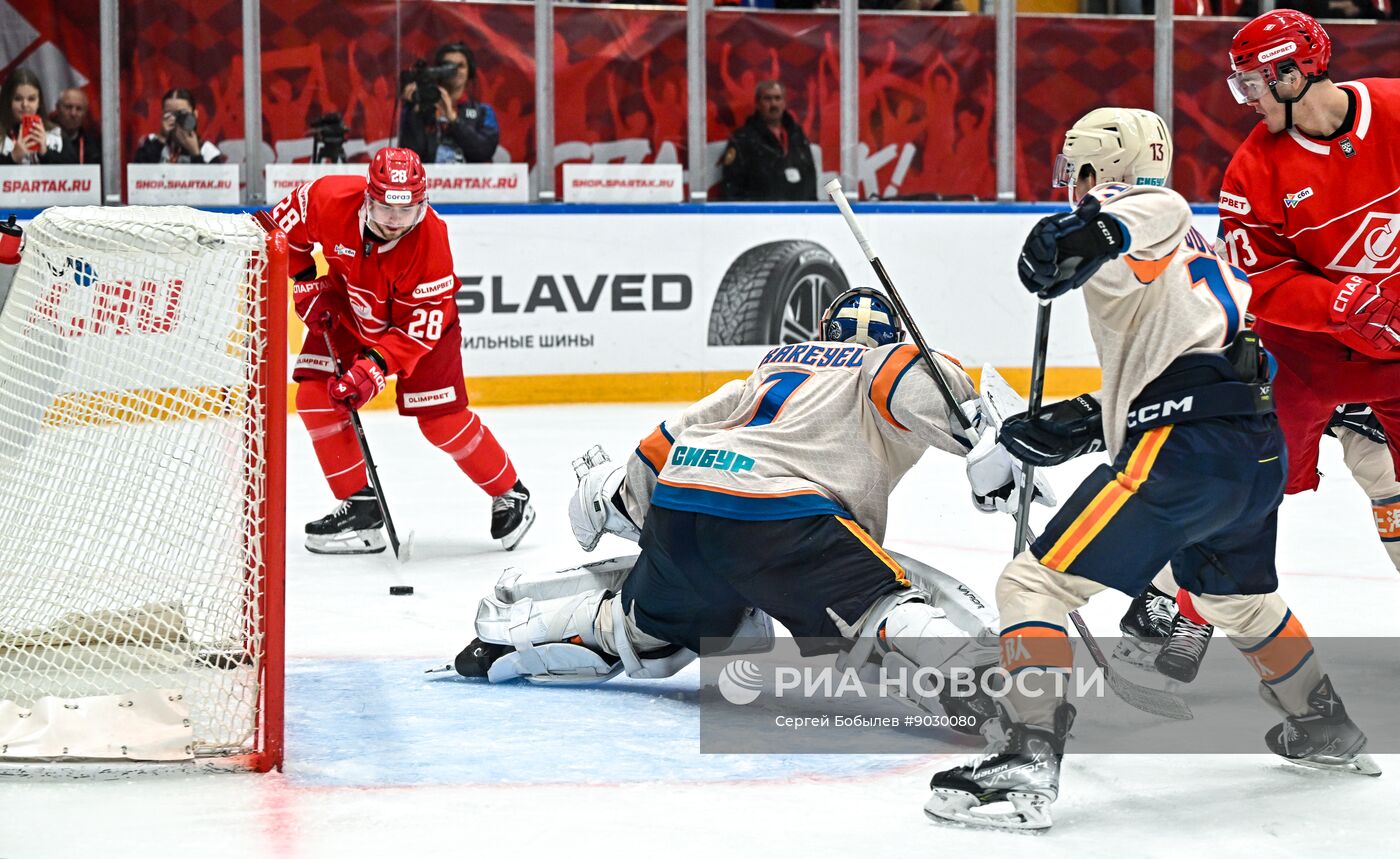 Хоккей. КХЛ. "Спартак" (Москва) - "Драконы" (Шанхай)