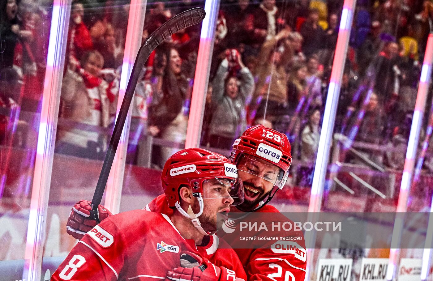 Хоккей. КХЛ. "Спартак" (Москва) - "Драконы" (Шанхай)