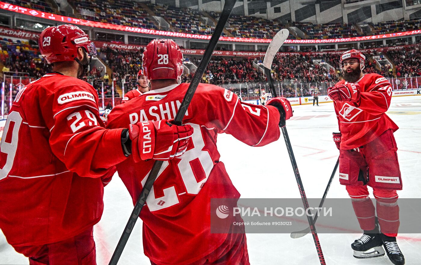 Хоккей. КХЛ. "Спартак" (Москва) - "Драконы" (Шанхай)