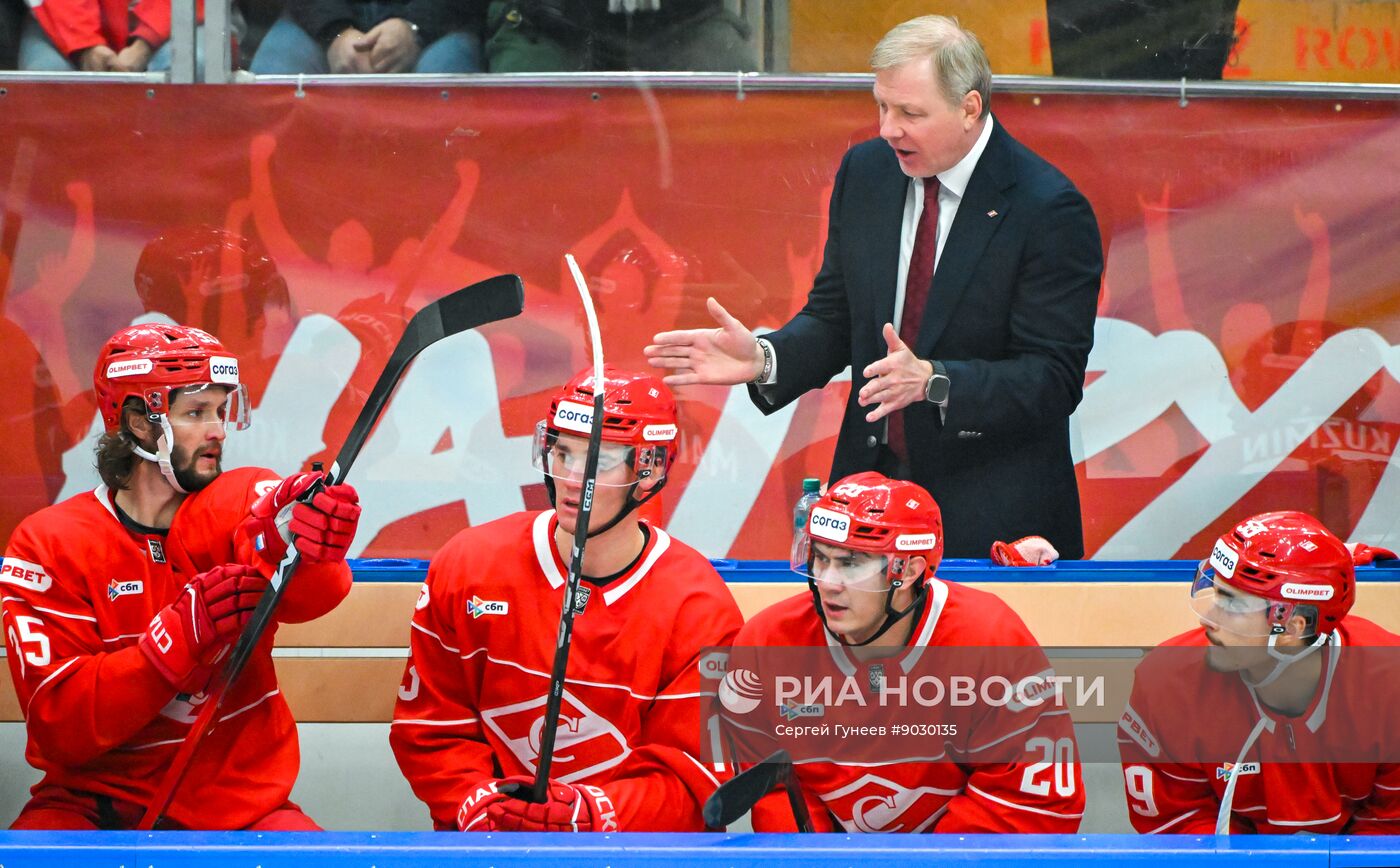 Хоккей. КХЛ. "Спартак" (Москва) - "Драконы" (Шанхай)