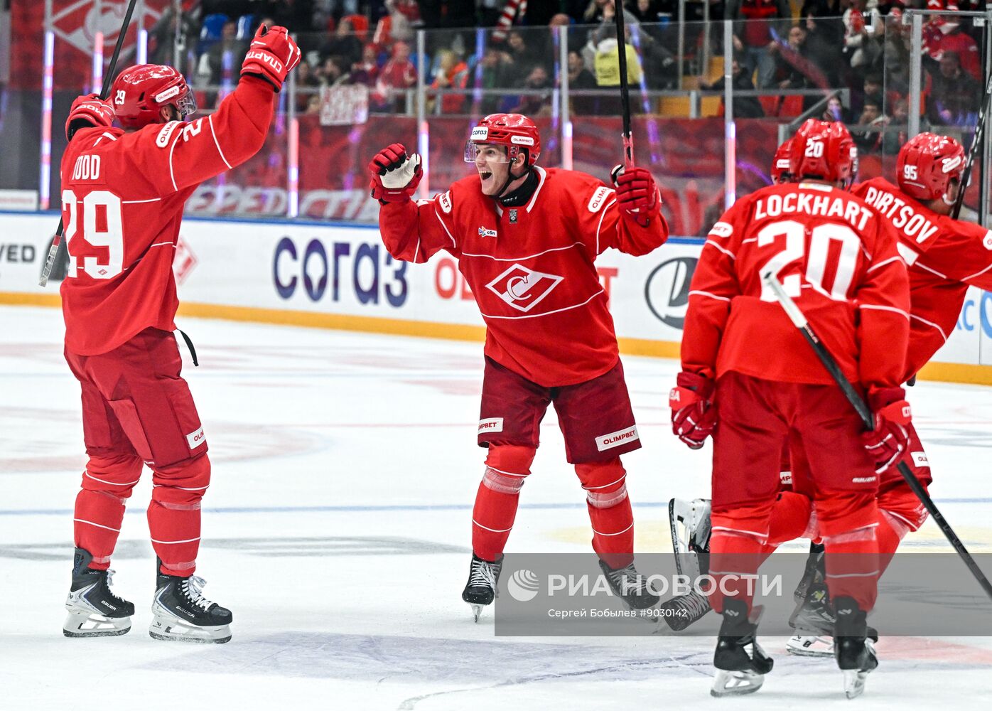 Хоккей. КХЛ. "Спартак" (Москва) - "Драконы" (Шанхай)