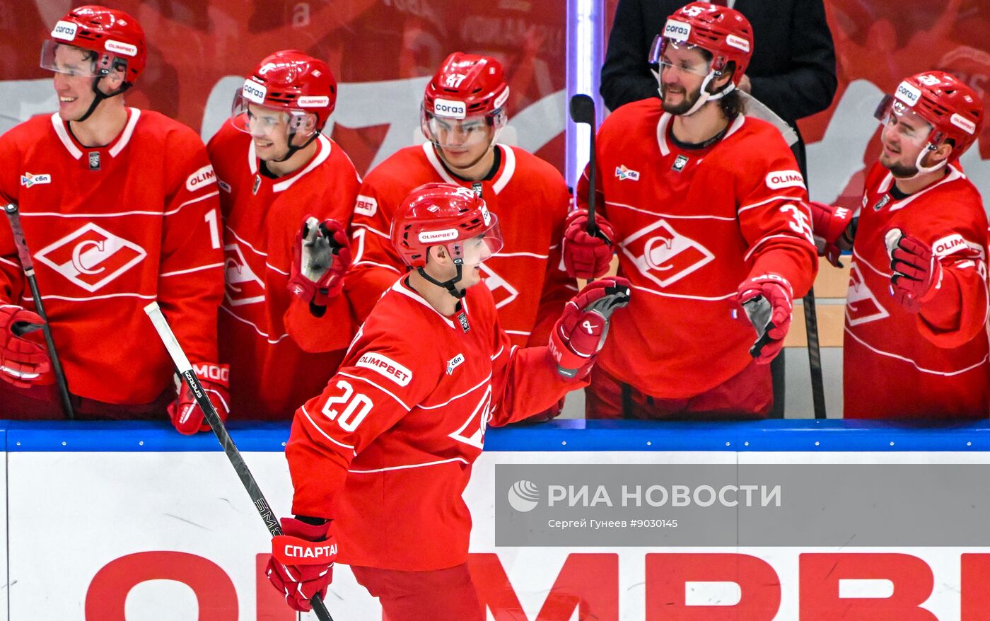 Хоккей. КХЛ. "Спартак" (Москва) - "Драконы" (Шанхай)