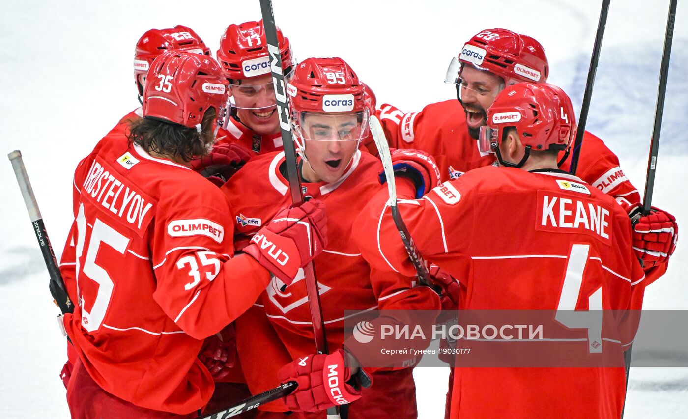 Хоккей. КХЛ. "Спартак" (Москва) - "Драконы" (Шанхай)