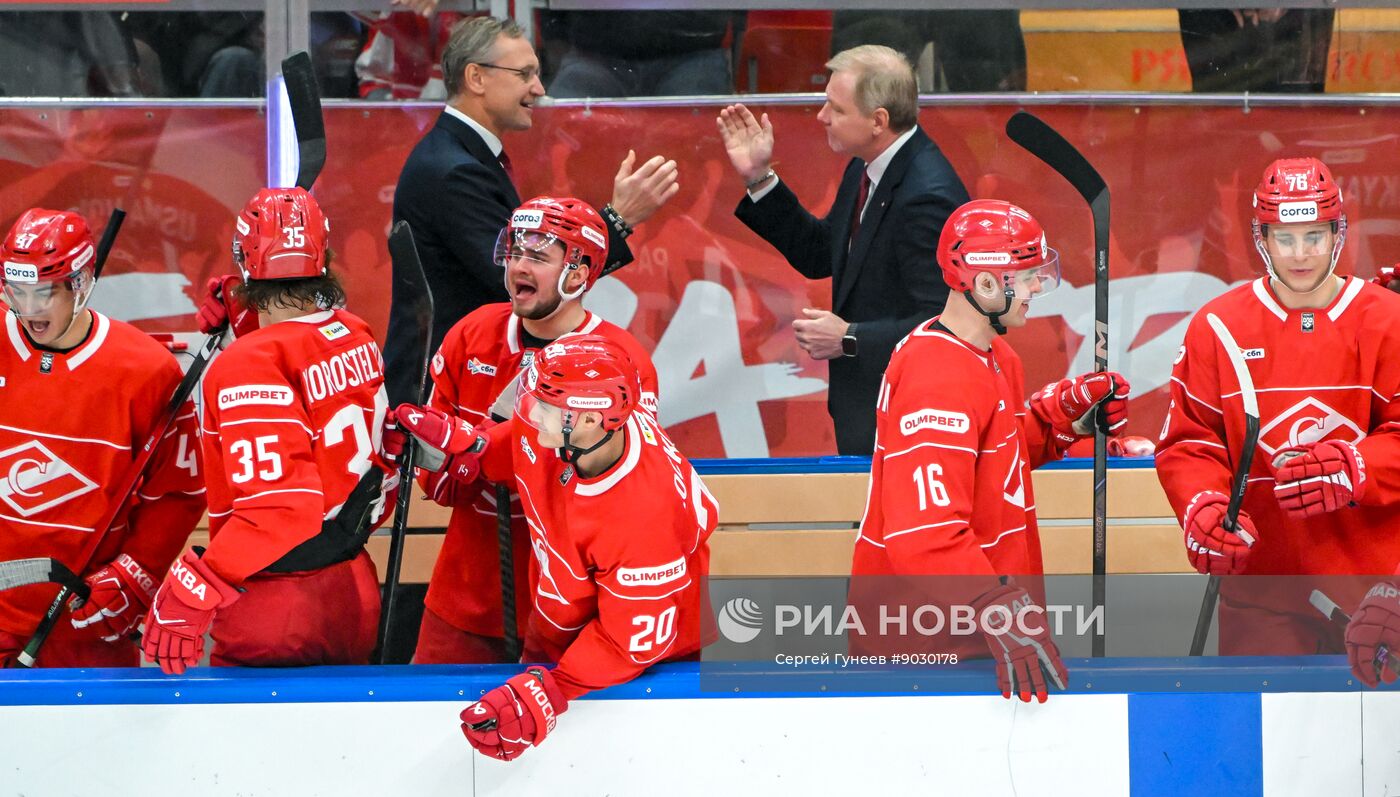 Хоккей. КХЛ. "Спартак" (Москва) - "Драконы" (Шанхай)