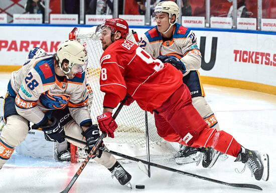 Хоккей. КХЛ. "Спартак" (Москва) - "Драконы" (Шанхай)