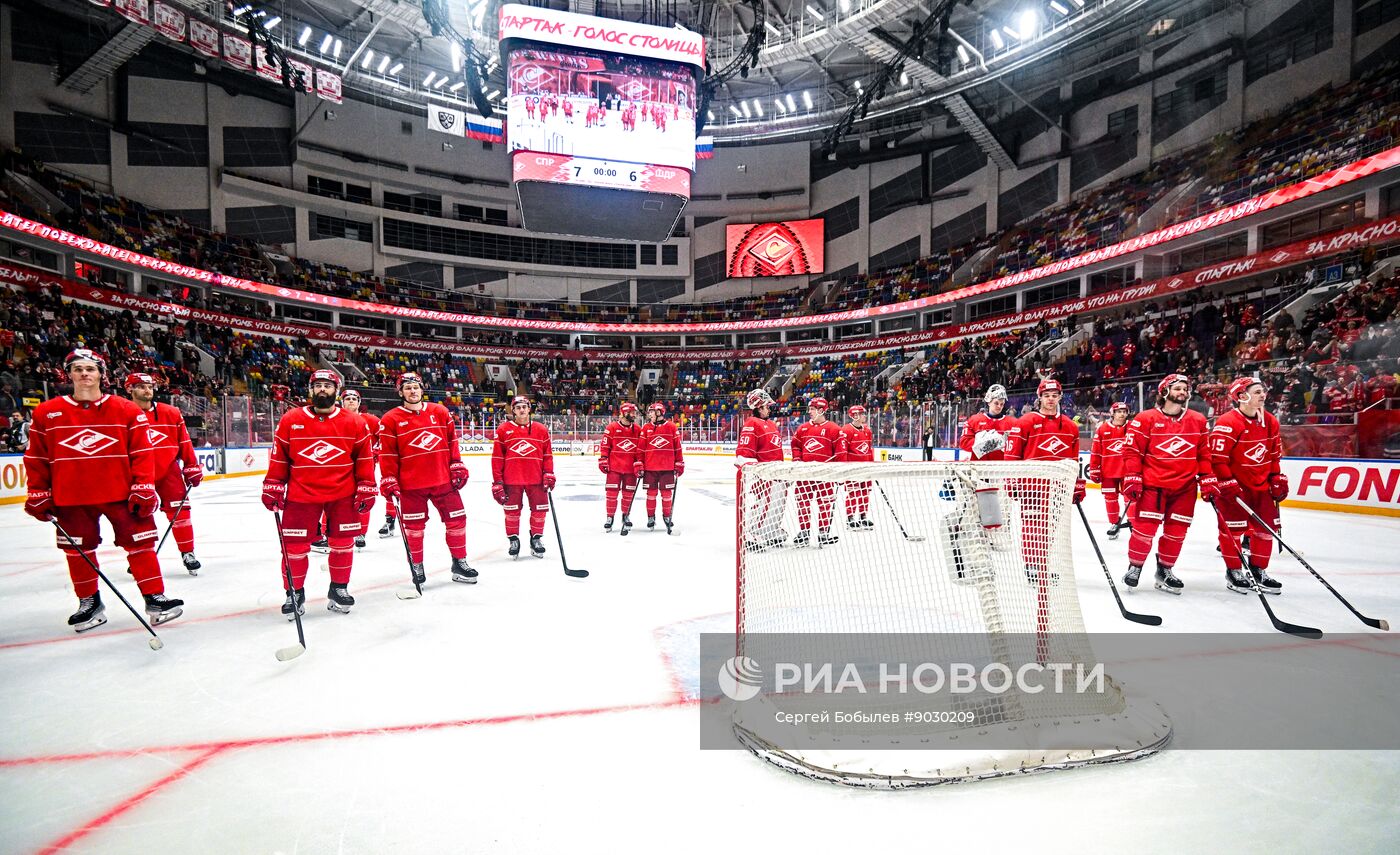 Хоккей. КХЛ. "Спартак" (Москва) - "Драконы" (Шанхай)