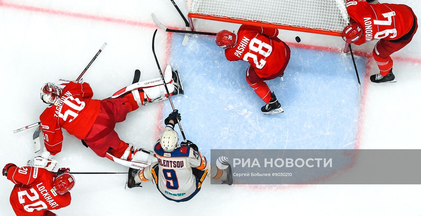 Хоккей. КХЛ. "Спартак" (Москва) - "Драконы" (Шанхай)