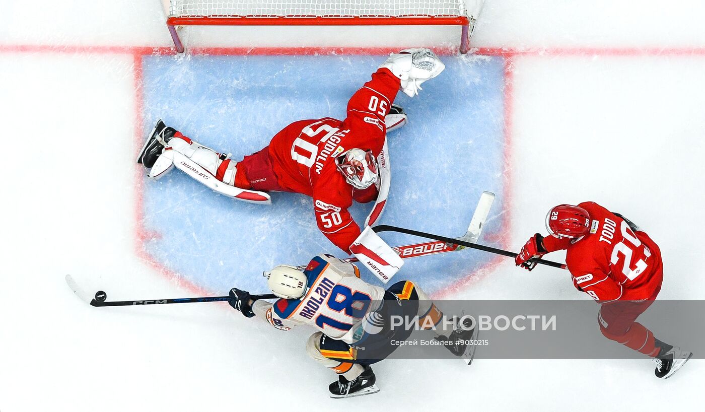 Хоккей. КХЛ. "Спартак" (Москва) - "Драконы" (Шанхай)