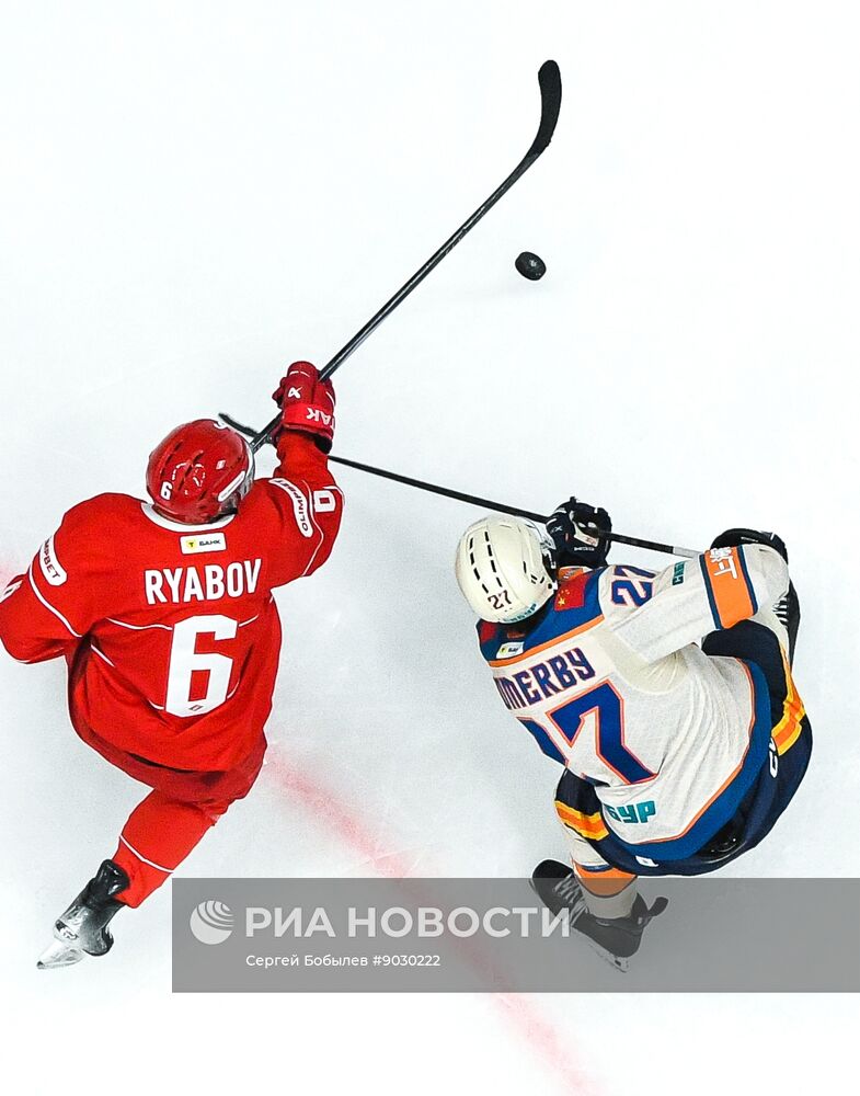 Хоккей. КХЛ. "Спартак" (Москва) - "Драконы" (Шанхай)