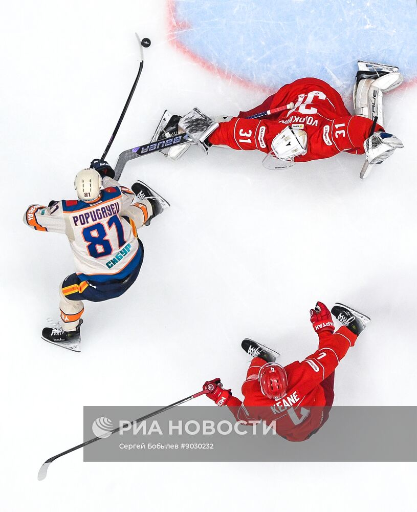 Хоккей. КХЛ. "Спартак" (Москва) - "Драконы" (Шанхай)