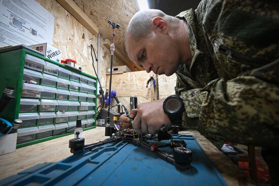 Лаборатория по ремонту и сборке БПЛА группировки "Центр"