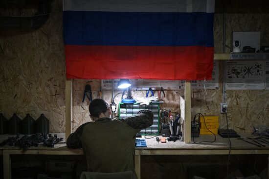 Лаборатория по ремонту и сборке БПЛА группировки "Центр"