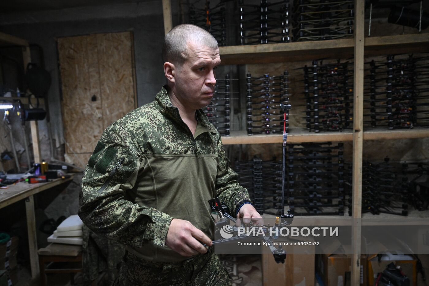 Лаборатория по ремонту и сборке БПЛА группировки "Центр"