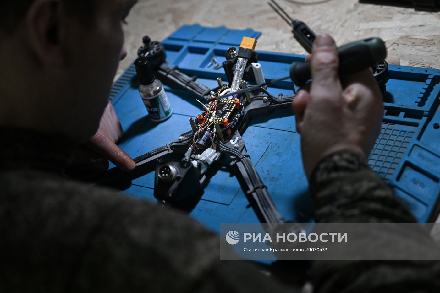 Лаборатория по ремонту и сборке БПЛА группировки "Центр"