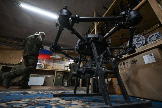 Лаборатория по ремонту и сборке БПЛА группировки "Центр"