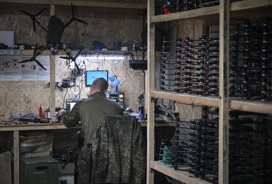 Лаборатория по ремонту и сборке БПЛА группировки "Центр"