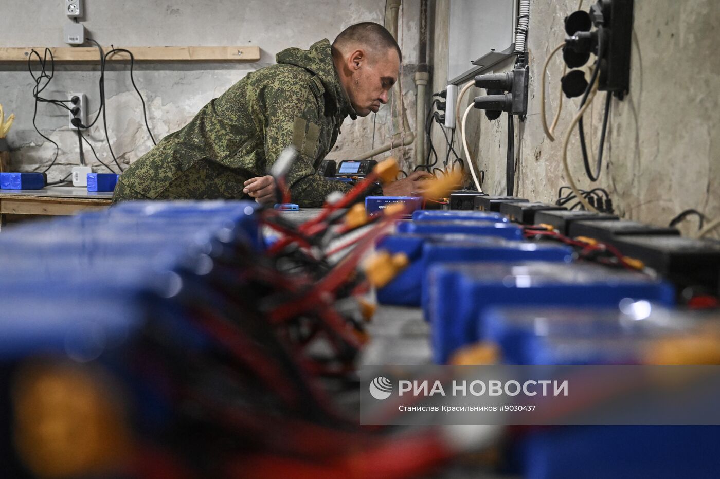 Лаборатория по ремонту и сборке БПЛА группировки "Центр"