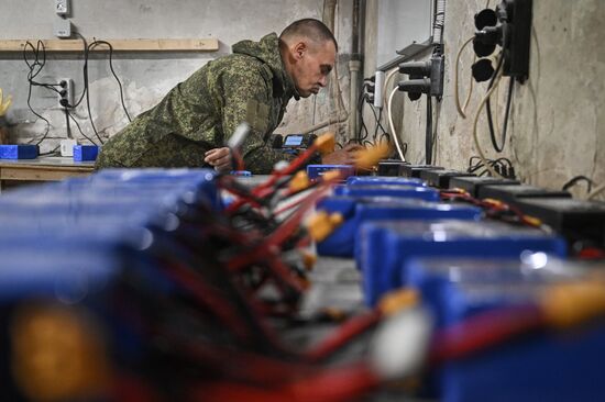Лаборатория по ремонту и сборке БПЛА группировки "Центр"