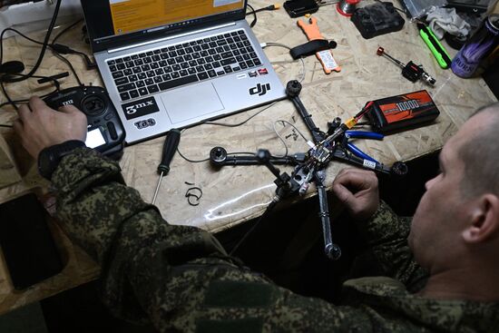 Лаборатория по ремонту и сборке БПЛА группировки "Центр"