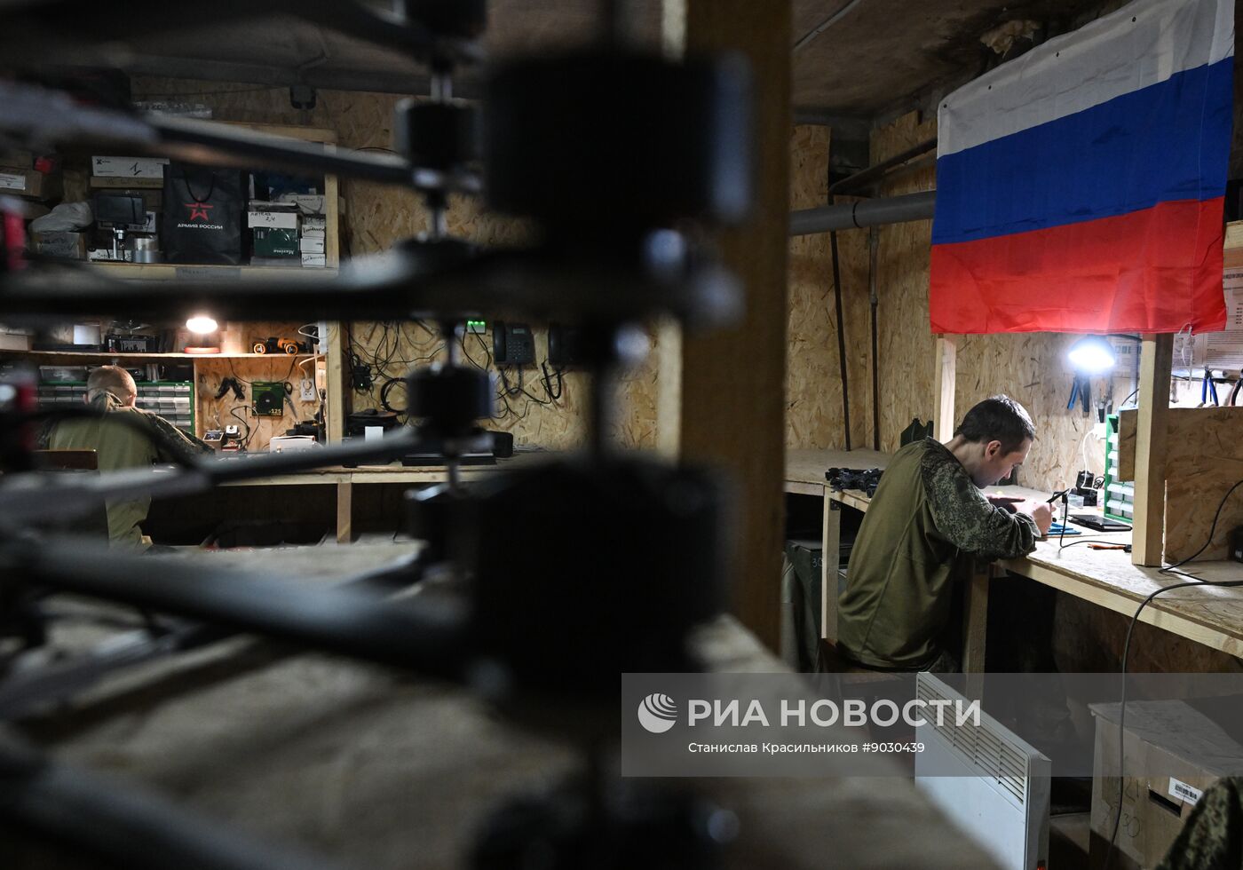 Лаборатория по ремонту и сборке БПЛА группировки "Центр"