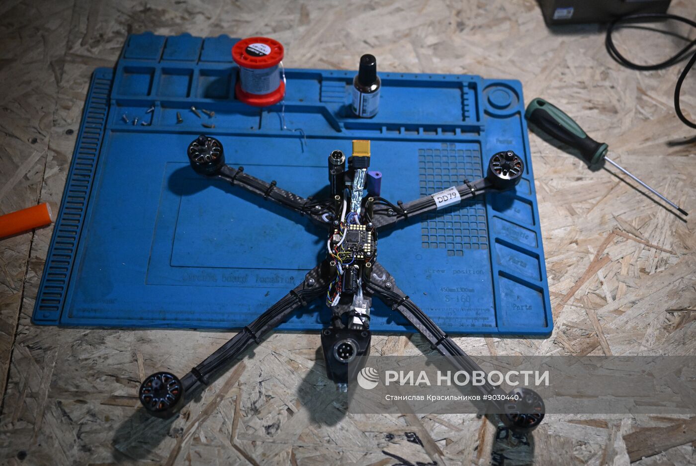 Лаборатория по ремонту и сборке БПЛА группировки "Центр"