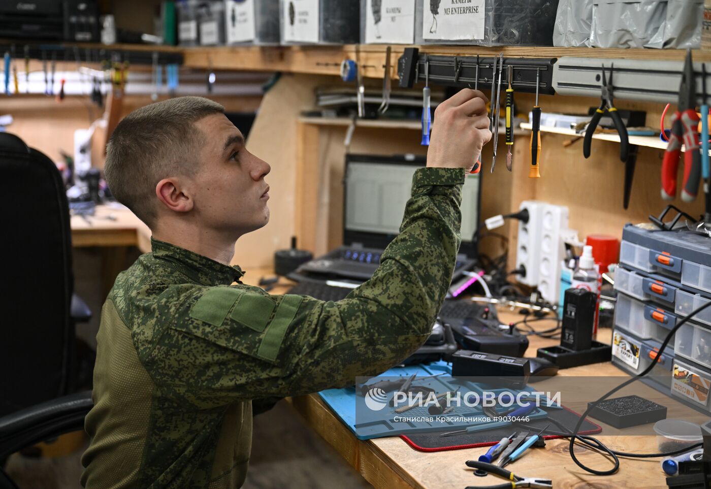 Лаборатория по ремонту и сборке БПЛА группировки "Центр"