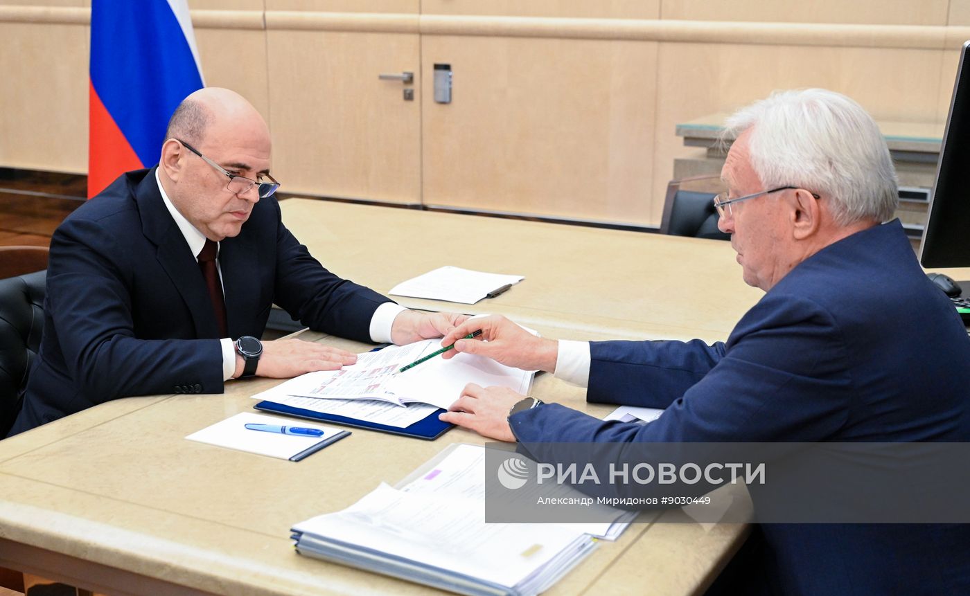 Премьер-министр Михаил Мишустин провел встречу с генеральным директором ПАО "КамАЗ" Сергеем Когогиным