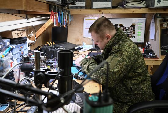 Лаборатория по ремонту и сборке БПЛА группировки "Центр"