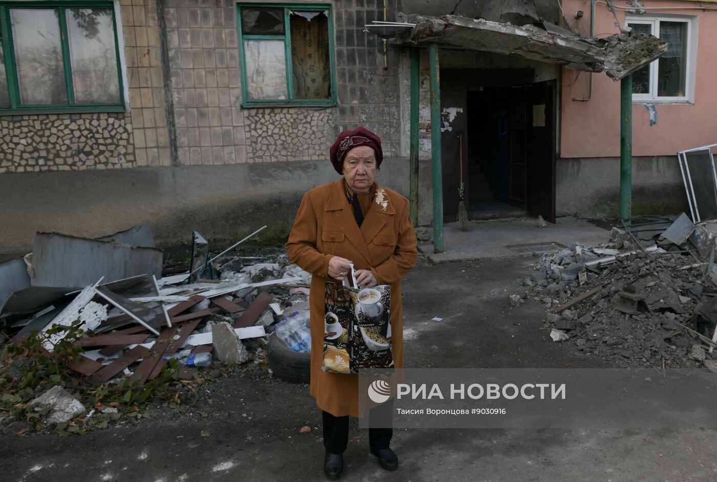 Последствия обстрела ВСУ по ДНР