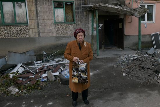 Последствия обстрела ВСУ по ДНР