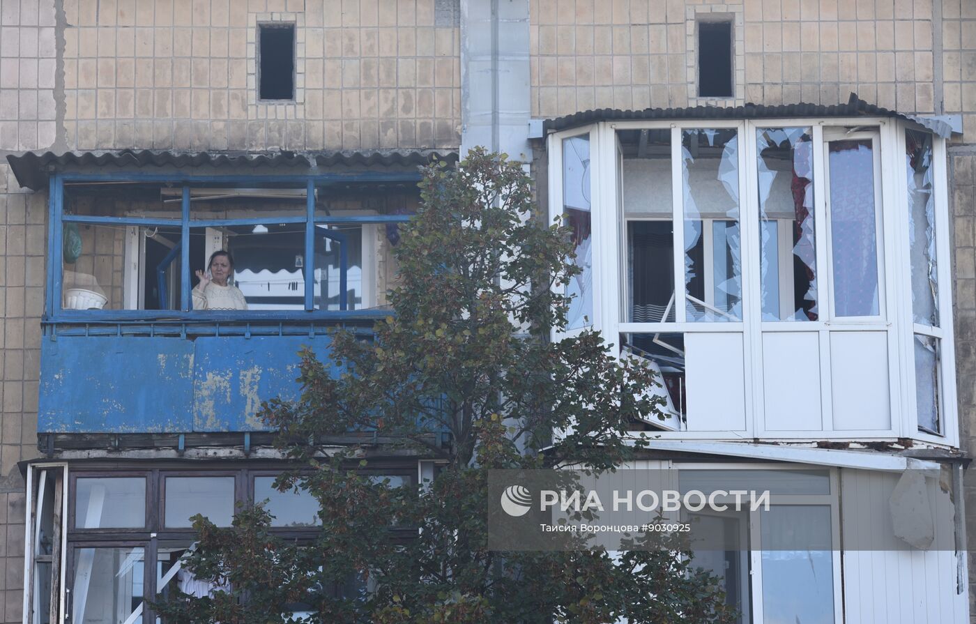 Последствия обстрела ВСУ по ДНР