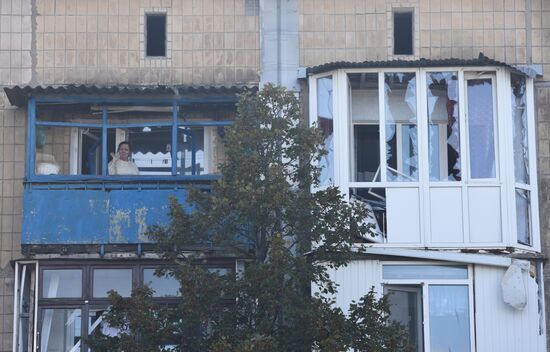 Последствия обстрела ВСУ по ДНР