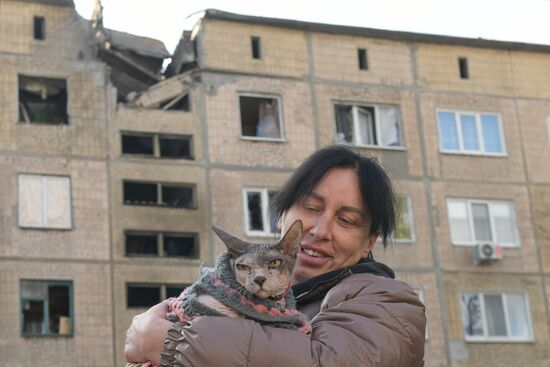 Последствия обстрела ДНР со стороны ВСУ