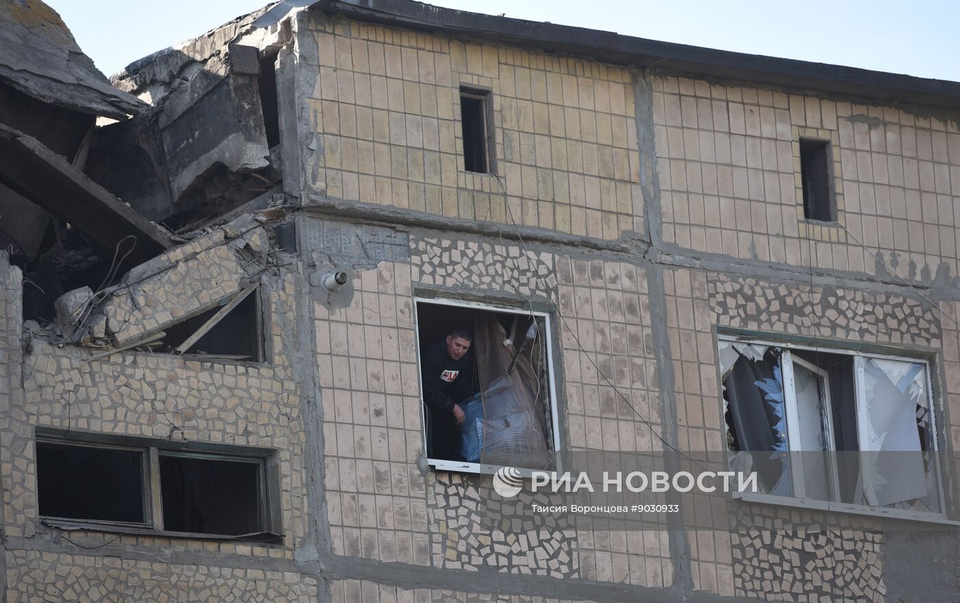 Последствия обстрела ВСУ по ДНР