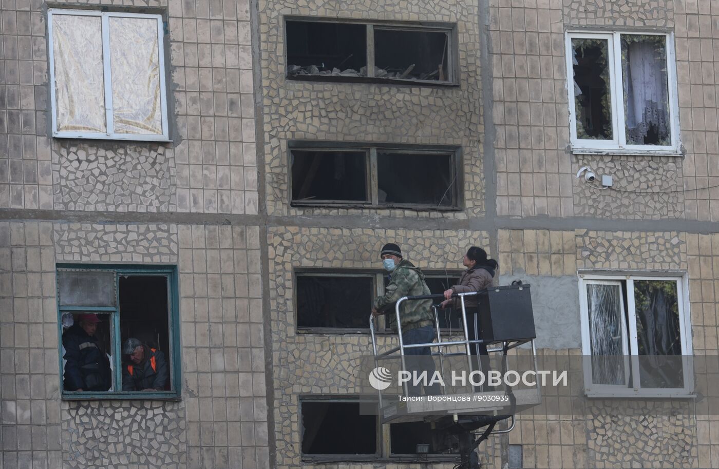 Последствия обстрела ВСУ по ДНР