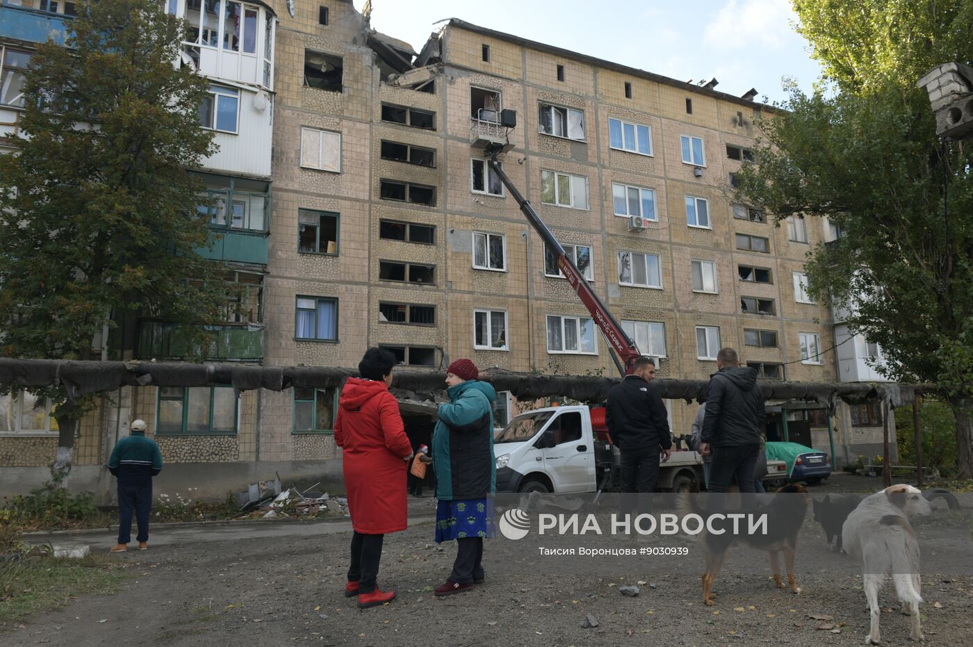 Последствия обстрела ВСУ по ДНР