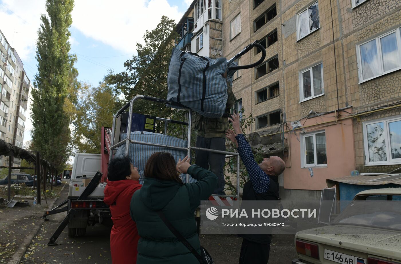 Последствия обстрела ВСУ по ДНР
