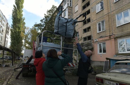 Последствия обстрела ВСУ по ДНР
