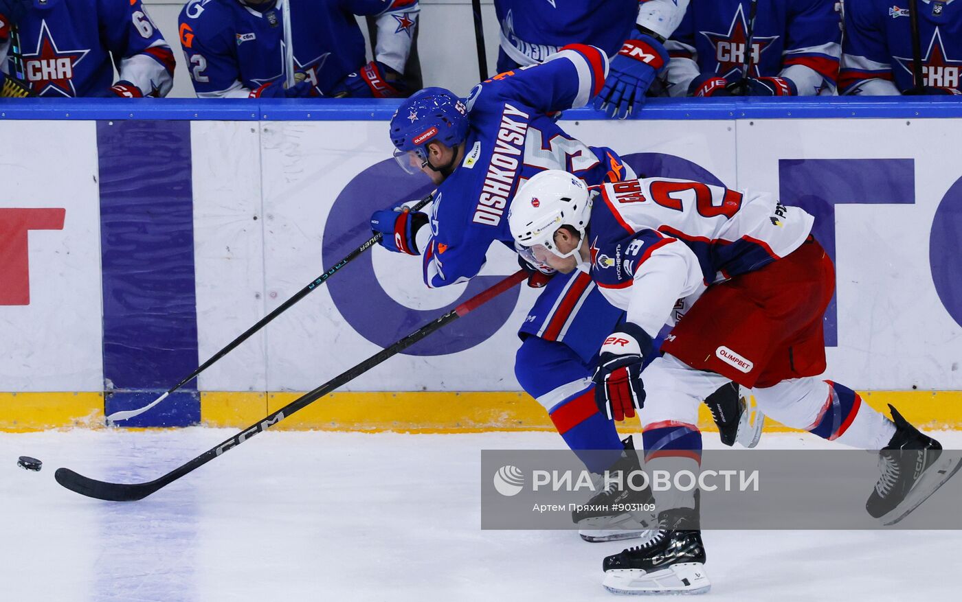 Хоккей. КХЛ. СКА (Санкт-Петербург) - ЦСКА (Москва)