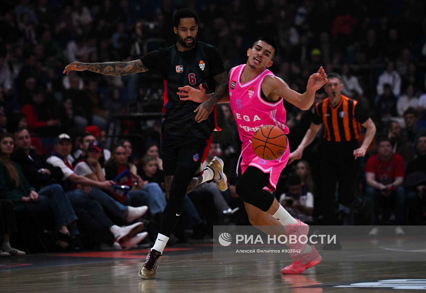 Баскетбол. ЦСКА (Москва) - "МЕГА" (Белград)