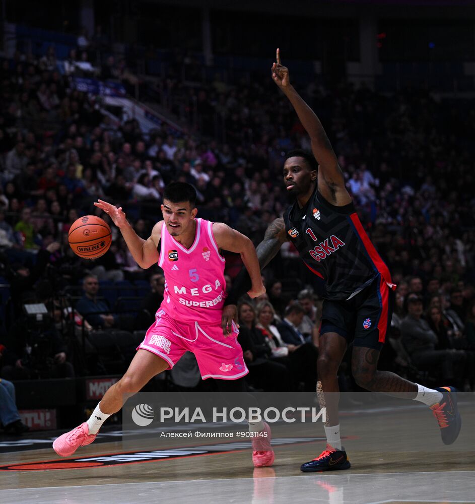 Баскетбол. ЦСКА (Москва) - "МЕГА" (Белград)