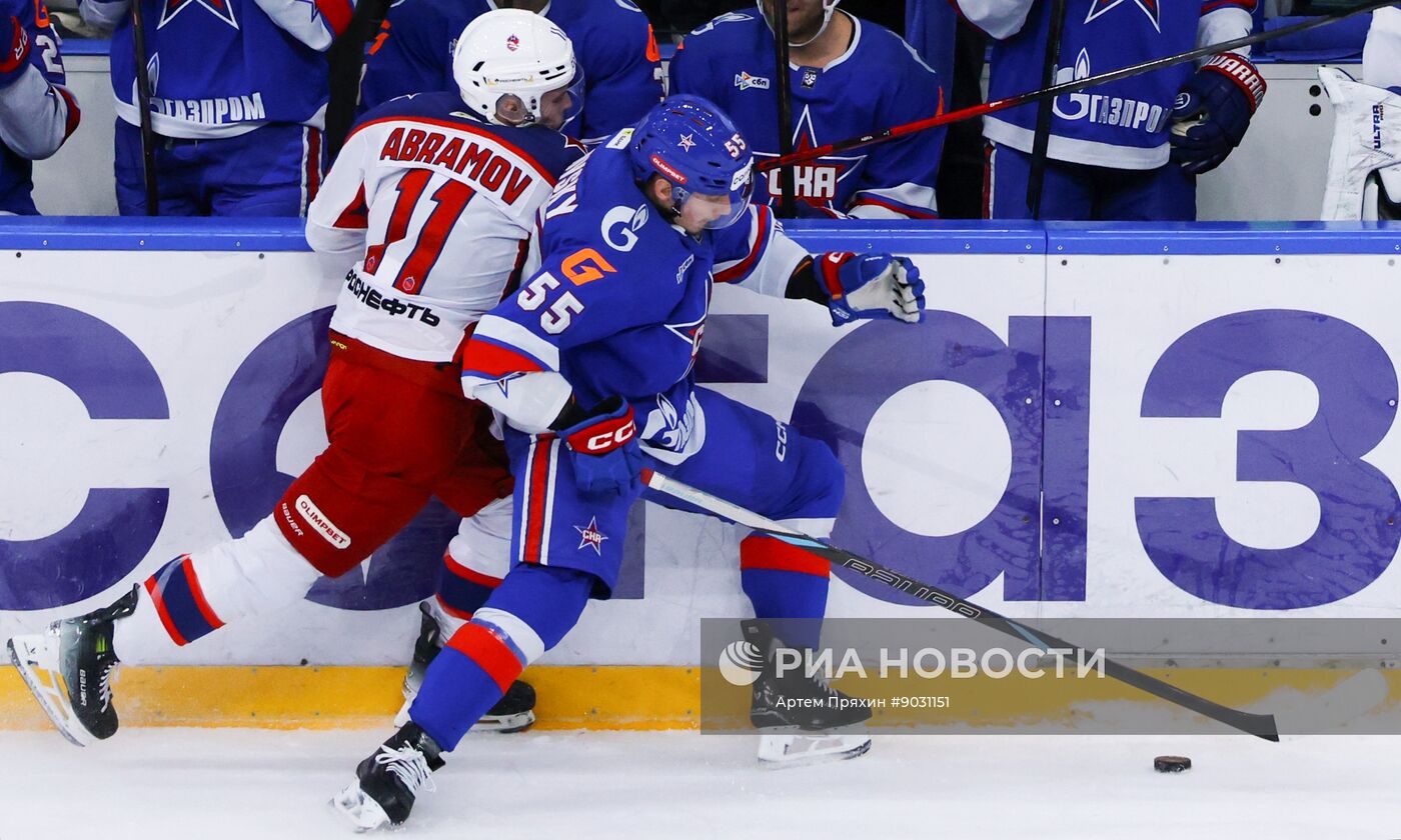 Хоккей. КХЛ. СКА (Санкт-Петербург) - ЦСКА (Москва)