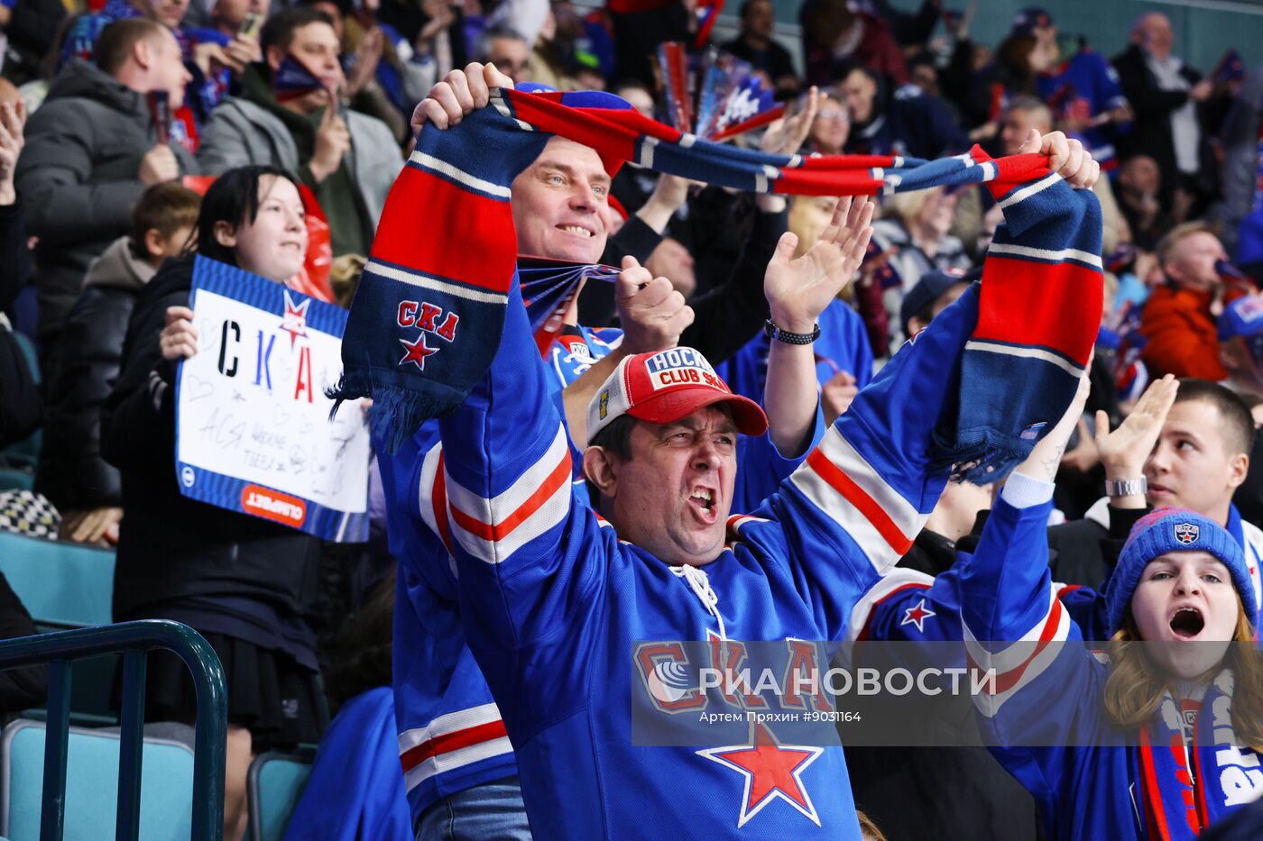 Хоккей. КХЛ. СКА (Санкт-Петербург) - ЦСКА (Москва)